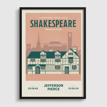 Load image into Gallery viewer, Shakespeare Marathon, Stratford-Upon-Avon, Personalised Print