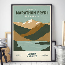 Load image into Gallery viewer, Marathon Eryri (Snowdonia Marathon) Personalised Print