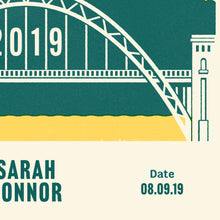 Load image into Gallery viewer, Great North Run Personalised Print