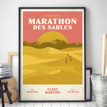 Load image into Gallery viewer, Marathon Des Sables Personalised Print