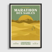 Load image into Gallery viewer, Marathon Des Sables Personalised Print