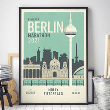 Load image into Gallery viewer, Berlin Marathon Personalised Print