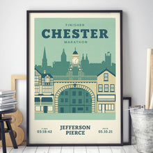 Load image into Gallery viewer, Chester Marathon Personalised Print