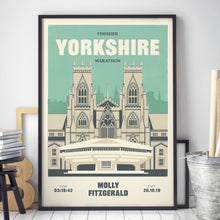 Load image into Gallery viewer, Yorkshire Marathon Personalised Print