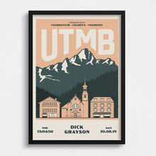 Load image into Gallery viewer, UTMB Personalised Print (UTMB / TDS / CCC / OCC / MCC)