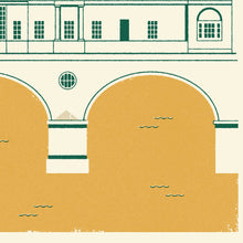 Load image into Gallery viewer, Bath Half marathon personalised print close up 2