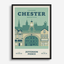 Load image into Gallery viewer, Chester Marathon Personalised Print