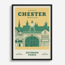 Load image into Gallery viewer, Chester Marathon Personalised Print