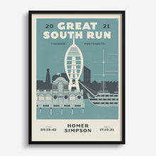 Load image into Gallery viewer, Great South Run Personalised Print