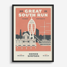 Load image into Gallery viewer, Great South Run Personalised Print