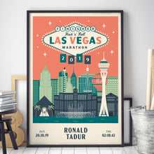 Load image into Gallery viewer, Las Vegas Half Marathon Personalised Print