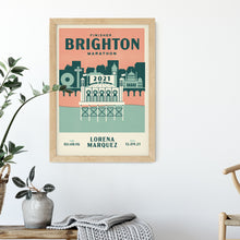 Load image into Gallery viewer, Brighton Marathon Personalised Print