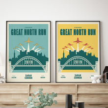 Load image into Gallery viewer, Great North Run Personalised Print
