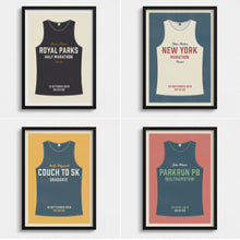 Load image into Gallery viewer, Personalised Running Vest Print no stripes (more colours available)