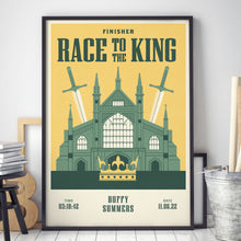 Load image into Gallery viewer, Race to the King Personalised Print