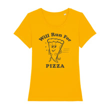 Load image into Gallery viewer, Will Run For Pizza Women's Tee Shirt