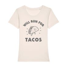 Load image into Gallery viewer, Will Run For Tacos Women's Tee Shirt