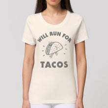Load image into Gallery viewer, Will Run For Tacos Women's Tee Shirt