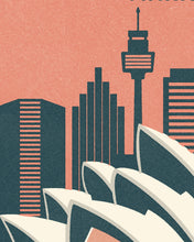 Load image into Gallery viewer, Sydney Marathon (or Half Marathon) personalised print