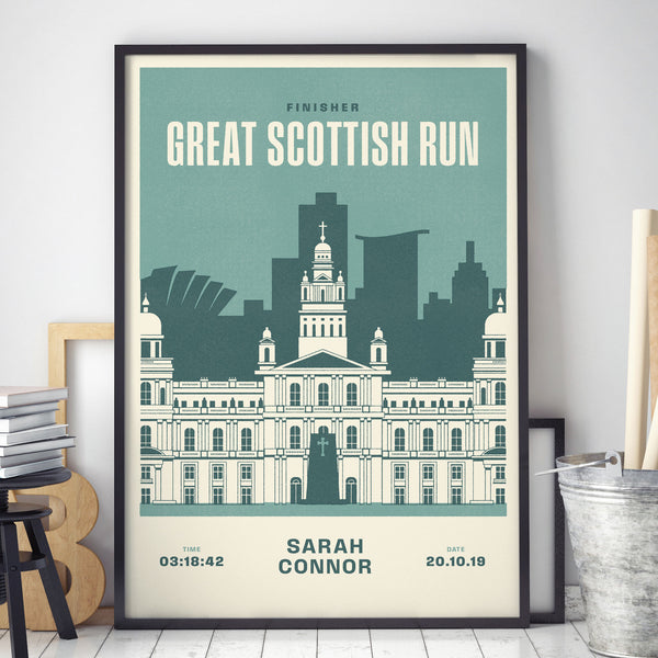 Great Scottish Run Personalised Print