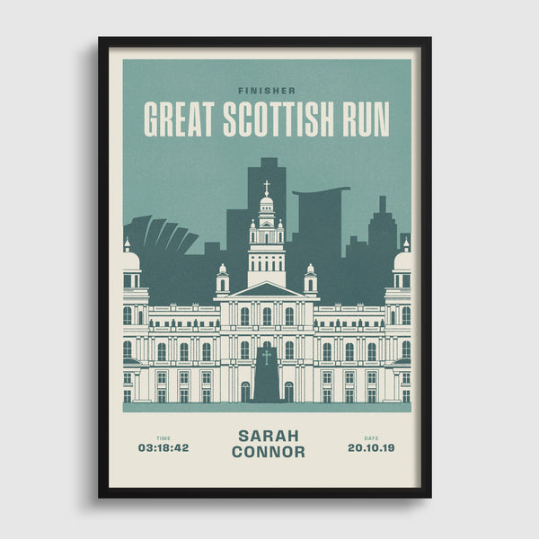 Great Scottish Run Personalised Print