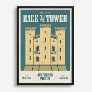 Race to the Tower Personalised Print