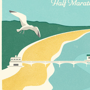 Bournemouth Half Marathon Personalised Print