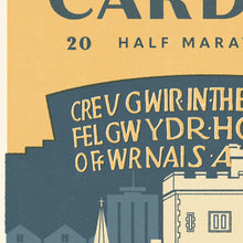 Load image into Gallery viewer, Cardiff Half Marathon Personalised Print