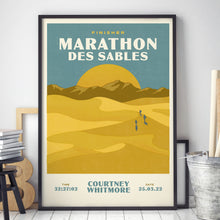 Load image into Gallery viewer, Marathon Des Sables Personalised Print