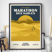 Load image into Gallery viewer, Marathon Des Sables Personalised Print