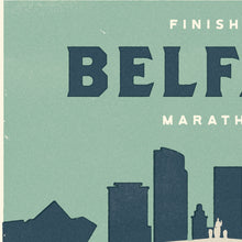 Load image into Gallery viewer, Belfast Marathon Personalised Print