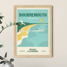 Load image into Gallery viewer, Bournemouth Half Marathon Personalised Print