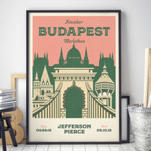 Load image into Gallery viewer, Budapest Marathon Personalised Print