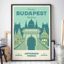 Load image into Gallery viewer, Budapest Marathon Personalised Print