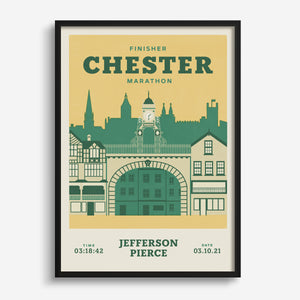 Chester Marathon Personalised Print