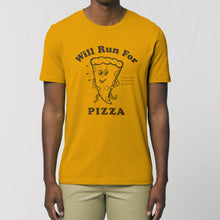 Load image into Gallery viewer, Will Run for Pizza Unisex Tee Shirt