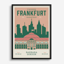Load image into Gallery viewer, Frankfurt Marathon Personalised Print