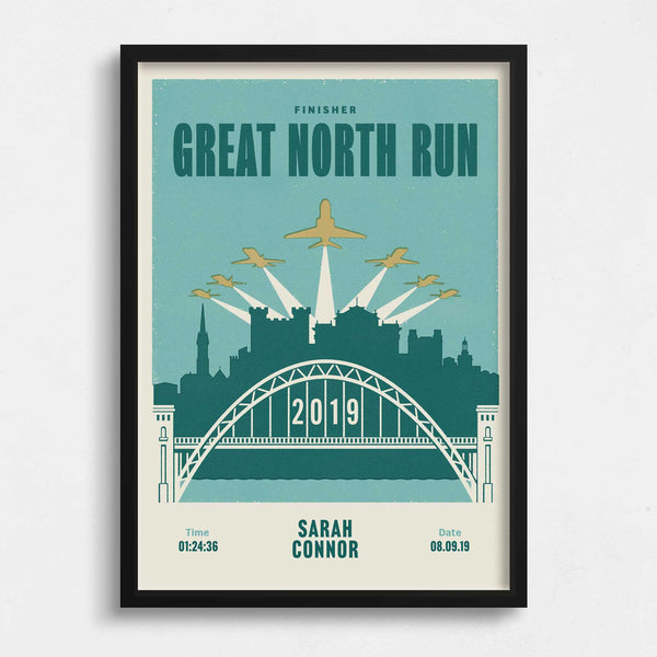 Great North Run Personalised Print