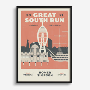Great South Run Personalised Print