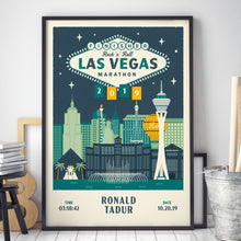 Load image into Gallery viewer, Las Vegas Half Marathon Personalised Print