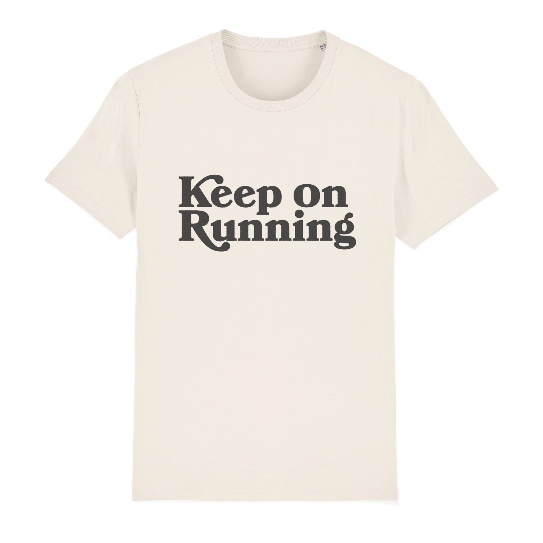 "Keep Calm And Jog On" Organic Cotton T-Shirt - Men's Or Women's, Unisex Fit, Multiple Sizes