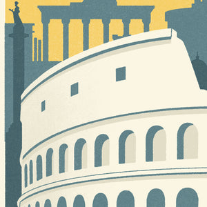 Rome Marathon Personalised Print