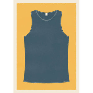 Personalised Running Vest Print no stripes (more colours available)