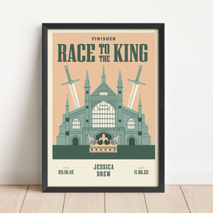 Race to the King Personalised Print