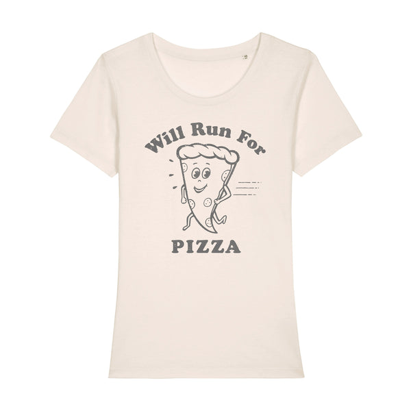 Will Run For Pizza Women's Tee Shirt