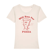 Load image into Gallery viewer, Will Run For Pizza Women&#39;s Tee Shirt